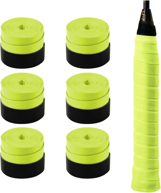 Tennis grip tape set 6 stuks multicolor - happygetfit.com