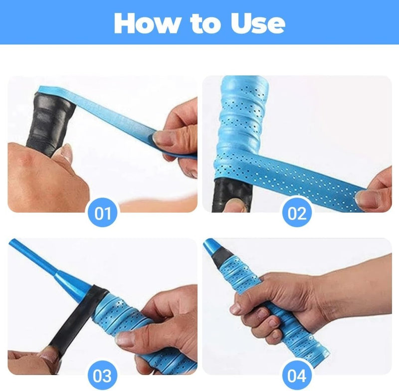 Laad afbeelding in Galerijviewer, Tennis gripband set 4 stuks multicolor - happygetfit.com
