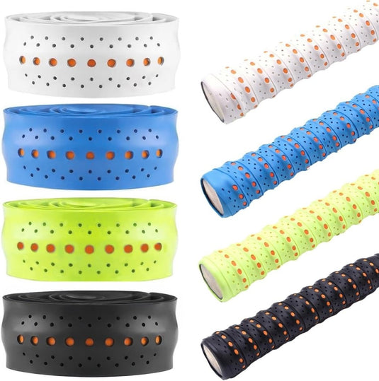 Tennis gripband set 4 stuks multicolor - happygetfit.com