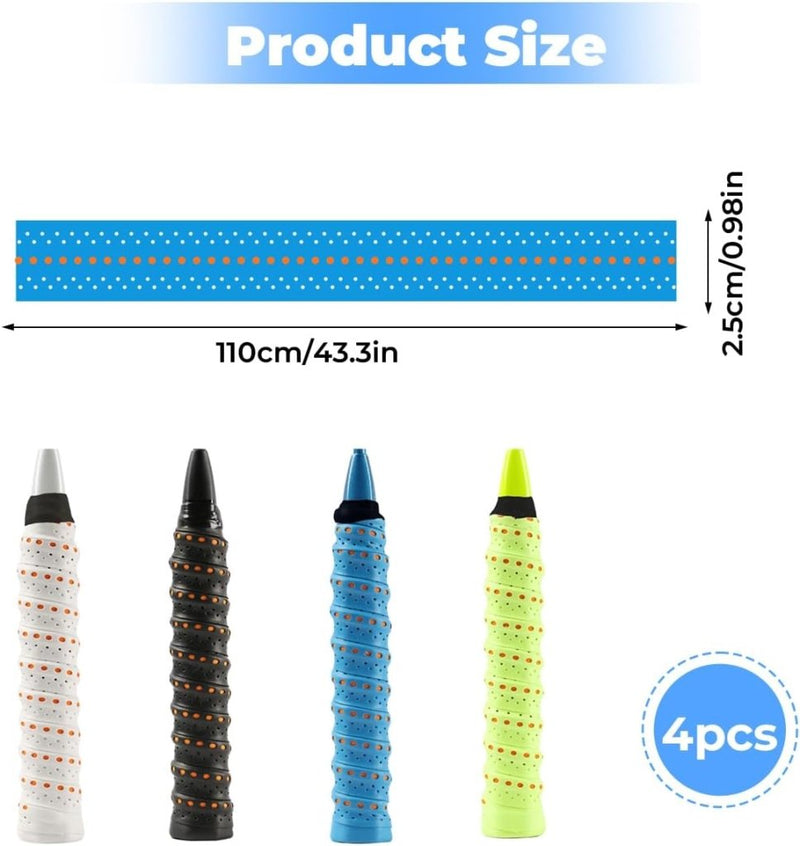 Laad afbeelding in Galerijviewer, Tennis gripband set 4 stuks multicolor - happygetfit.com
