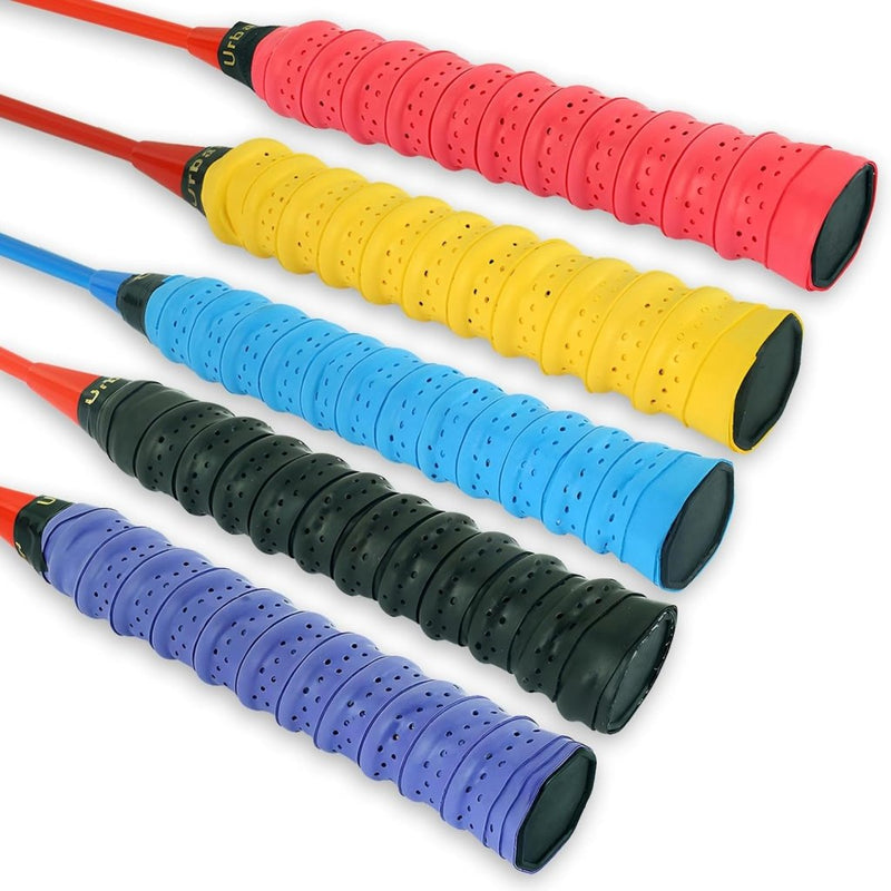 Laad afbeelding in Galerijviewer, Tennis gripband set 5 stuks zwart - happygetfit.com
