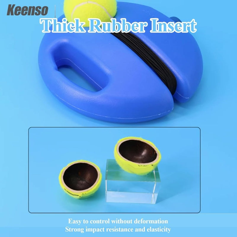 Chargez l'image dans la visionneuse de la galerie, Tennis trainer met reboundbal en basis blauw - happygetfit.com
