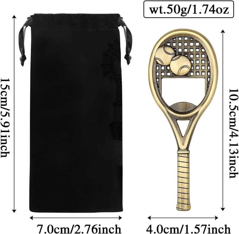 Laden Sie das Bild in Galerie -Viewer, Tennisracket flesopener brons - happygetfit.com
