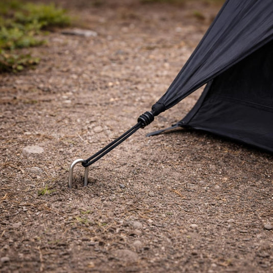 Tentharingen, roestvrij staal, 10 stuks, 30 cm, 6 mm, haringen voor tent, roestvrij, extra stabiel, stormharingen, grondanker, camping, grondanker, trampoline, anker voor tuin en camping - happygetfit.com
