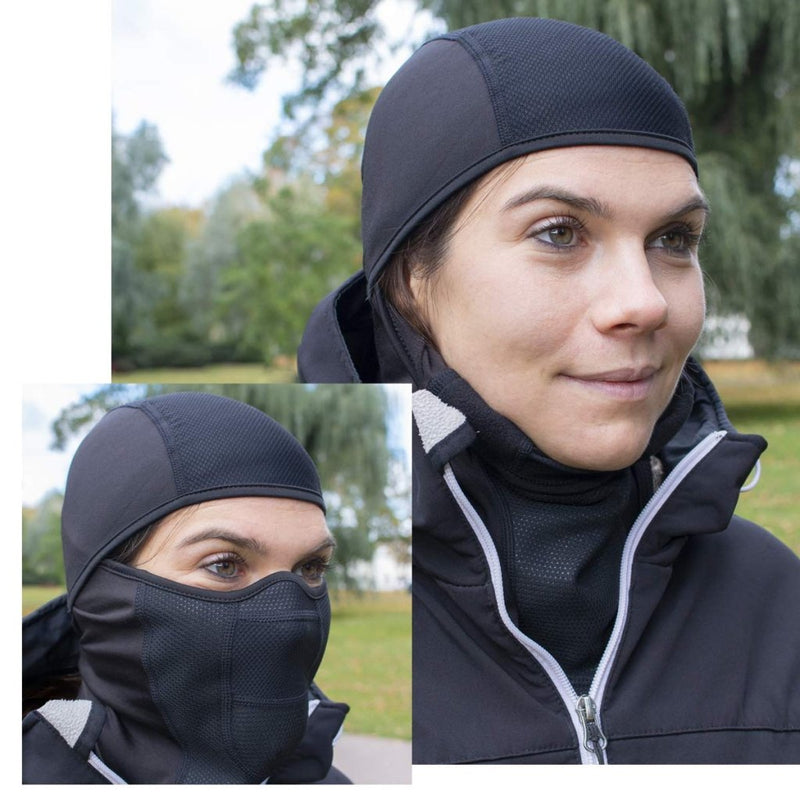 Laad afbeelding in Galerijviewer, The Friendly Swede Balaclava Face Mask Men, Black Ski Mask for Men, Ski Mask for Women (Standard/Nordic/Arctic) - happygetfit.com
