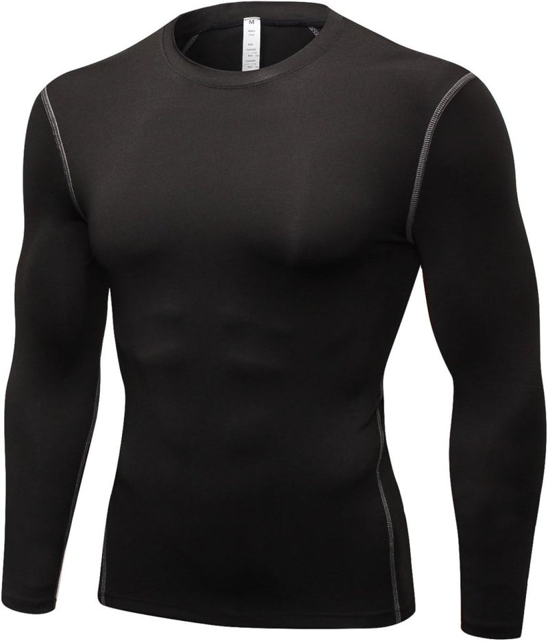 Laad afbeelding in Galerijviewer, Thermisch compressieshirt heren lange mouw - happygetfit.com
