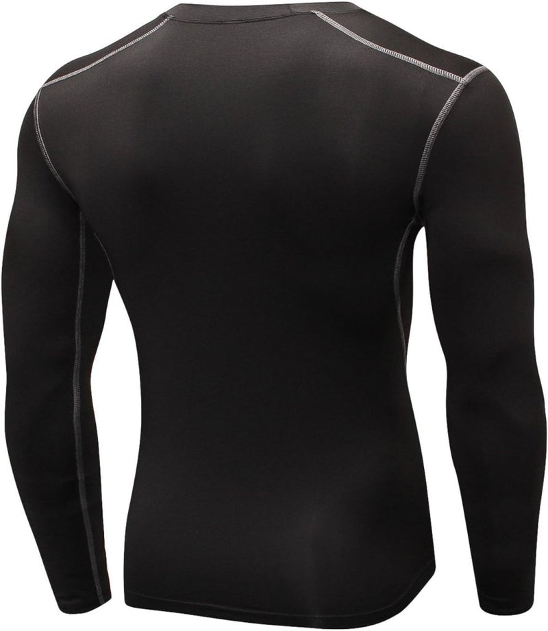 Laad afbeelding in Galerijviewer, Thermisch compressieshirt heren lange mouw - happygetfit.com
