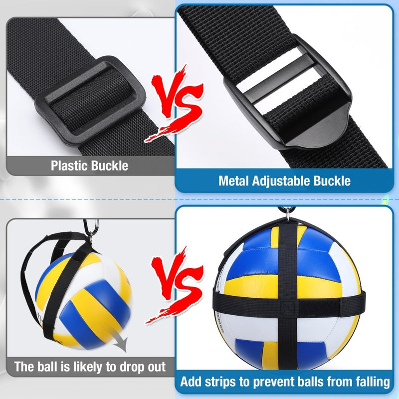 Load image into Gallery viewer, TOBWOLF Volleyball Spike Trainer, Elastic Self-Training Volleyballs Resistance Band, Volleyball Equipment Training Aid Improves Serving, Jumping, Arm Swing Mechanics and Spiking Power - happygetfit.com
