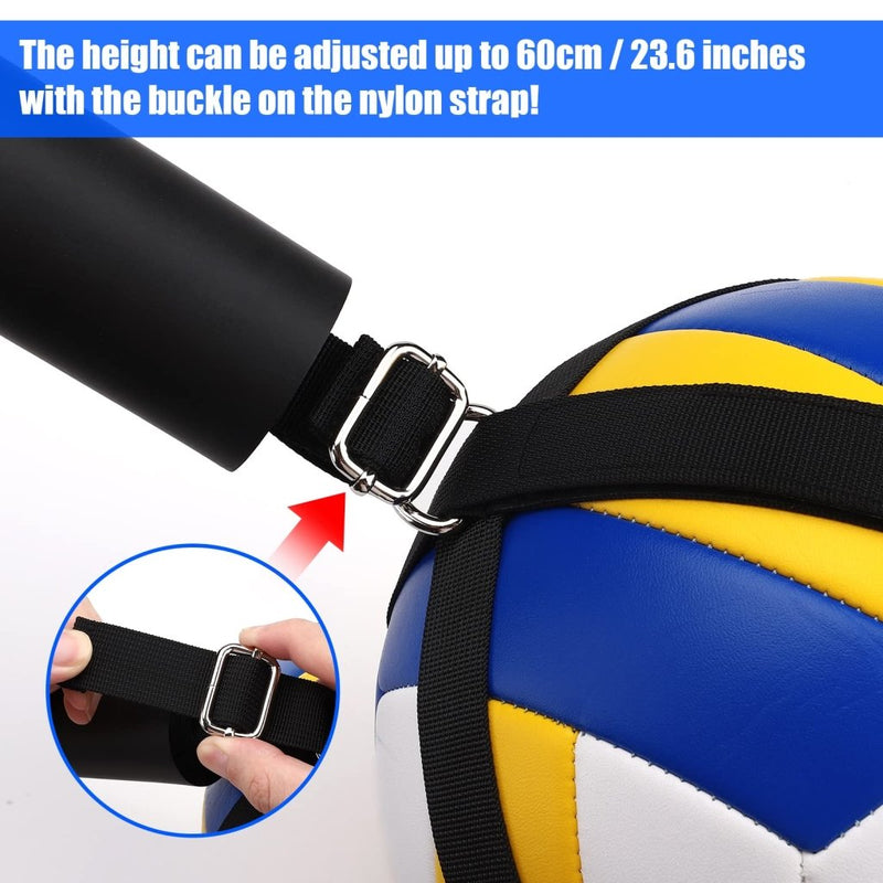 Load image into Gallery viewer, TOBWOLF Volleyball Spike Trainer, Elastic Self-Training Volleyballs Resistance Band, Volleyball Equipment Training Aid Improves Serving, Jumping, Arm Swing Mechanics and Spiking Power - happygetfit.com
