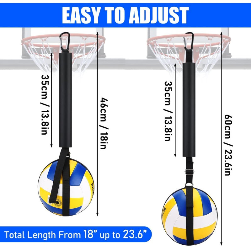 Load image into Gallery viewer, TOBWOLF Volleyball Spike Trainer, Elastic Self-Training Volleyballs Resistance Band, Volleyball Equipment Training Aid Improves Serving, Jumping, Arm Swing Mechanics and Spiking Power - happygetfit.com

