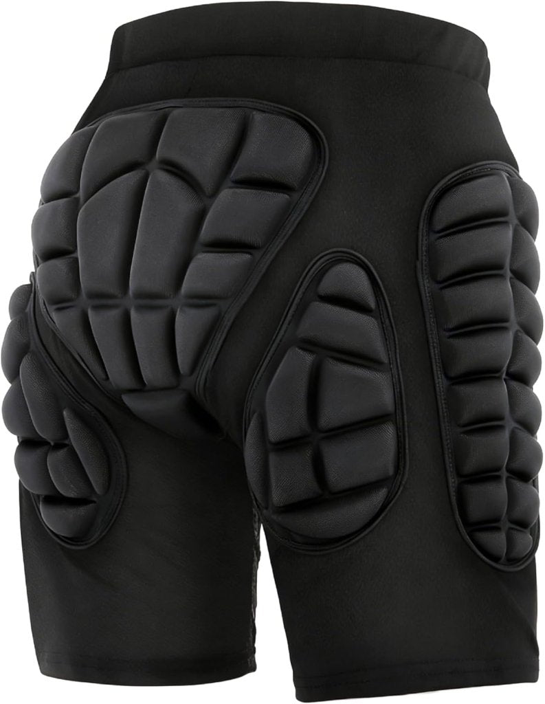 Laad afbeelding in Galerijviewer, TOM SHOO Beschermende broek voor heren en dames, gevoerde beschermbroek, heupbescherming, ademend, voor schaatsen, skiën, skaten, snowboarden - happygetfit.com
