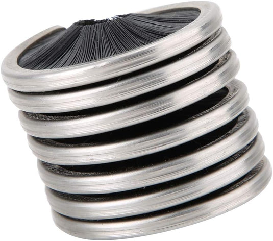 Touwreiniger 8-13 mm – Nylon Reinigingsborstel voor Klimtouw en Koord – Roestvrij Staal – Outdoor Speleologie – Zwart - happygetfit.com