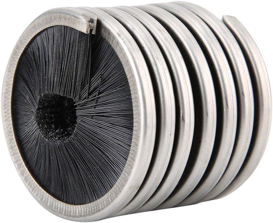 Touwreiniger 8-13 mm – Nylon Reinigingsborstel voor Klimtouw en Koord – Roestvrij Staal – Outdoor Speleologie – Zwart - happygetfit.com