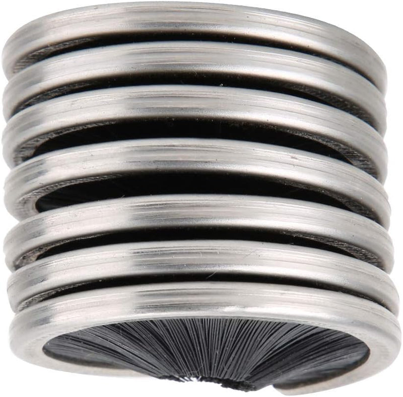 Chargez l'image dans la visionneuse de la galerie, Touwreiniger 8-13 mm – Nylon Reinigingsborstel voor Klimtouw en Koord – Roestvrij Staal – Outdoor Speleologie – Zwart - happygetfit.com
