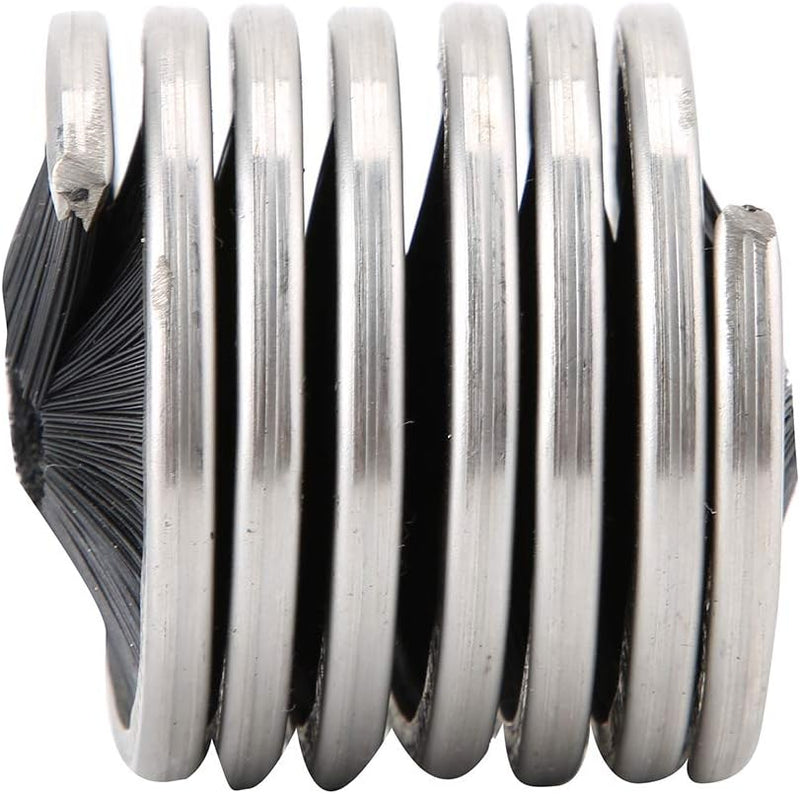 Chargez l'image dans la visionneuse de la galerie, Touwreiniger 8-13 mm – Nylon Reinigingsborstel voor Klimtouw en Koord – Roestvrij Staal – Outdoor Speleologie – Zwart - happygetfit.com

