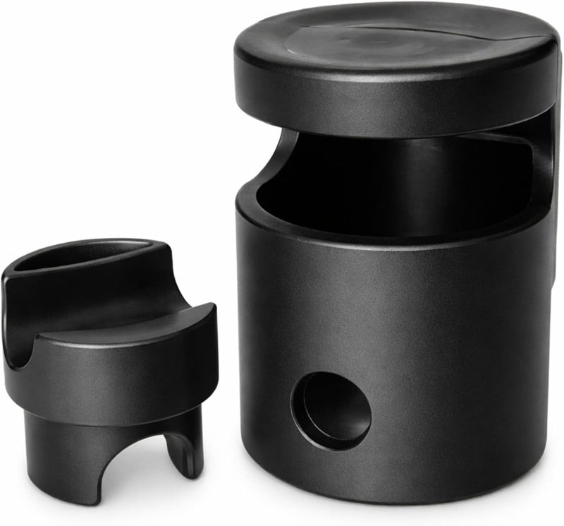 Laad afbeelding in Galerijviewer, Trampoline paaldoppen 8 stuks voor palen tot 25 mm zwart – eindkappen – trampoline accessoires - happygetfit.com

