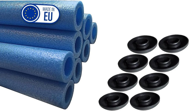 Load image into Gallery viewer, Trampoline stangbescherming 8 stuks 180 cm van PE-schuim – schuimbuizen – trampoline accessoires - happygetfit.com
