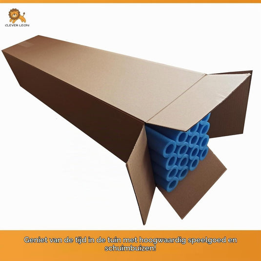 Trampoline stangbescherming 8 stuks 180 cm van PE-schuim – schuimbuizen – trampoline accessoires - happygetfit.com