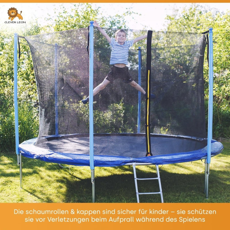 Load image into Gallery viewer, Trampoline stangbescherming 8 stuks 180 cm van PE-schuim – schuimbuizen – trampoline accessoires - happygetfit.com
