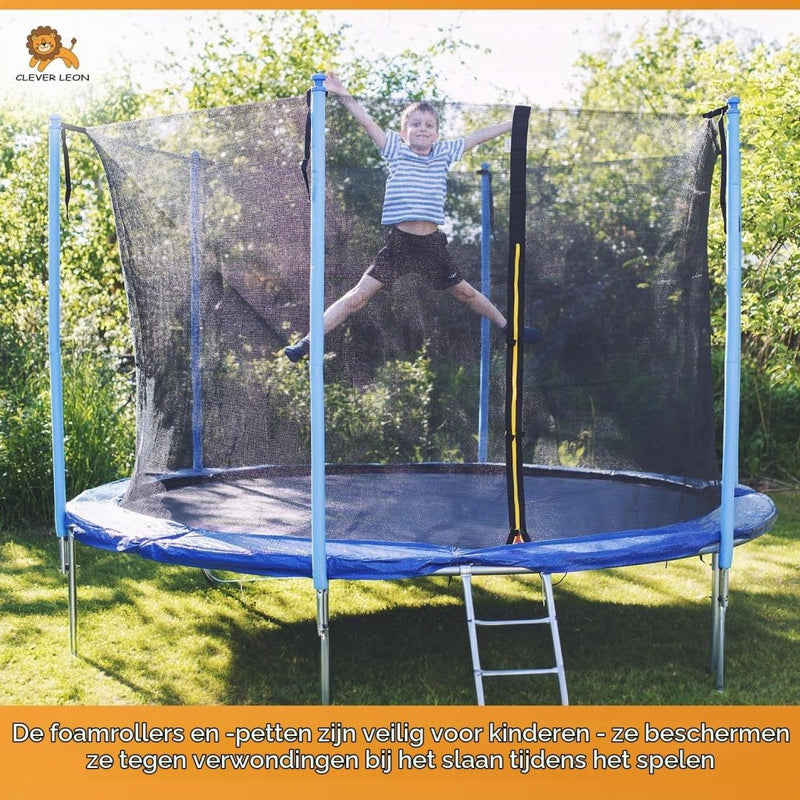 Load image into Gallery viewer, Trampoline stangbescherming 8 stuks 180 cm van PE-schuim – schuimbuizen – trampoline accessoires - happygetfit.com

