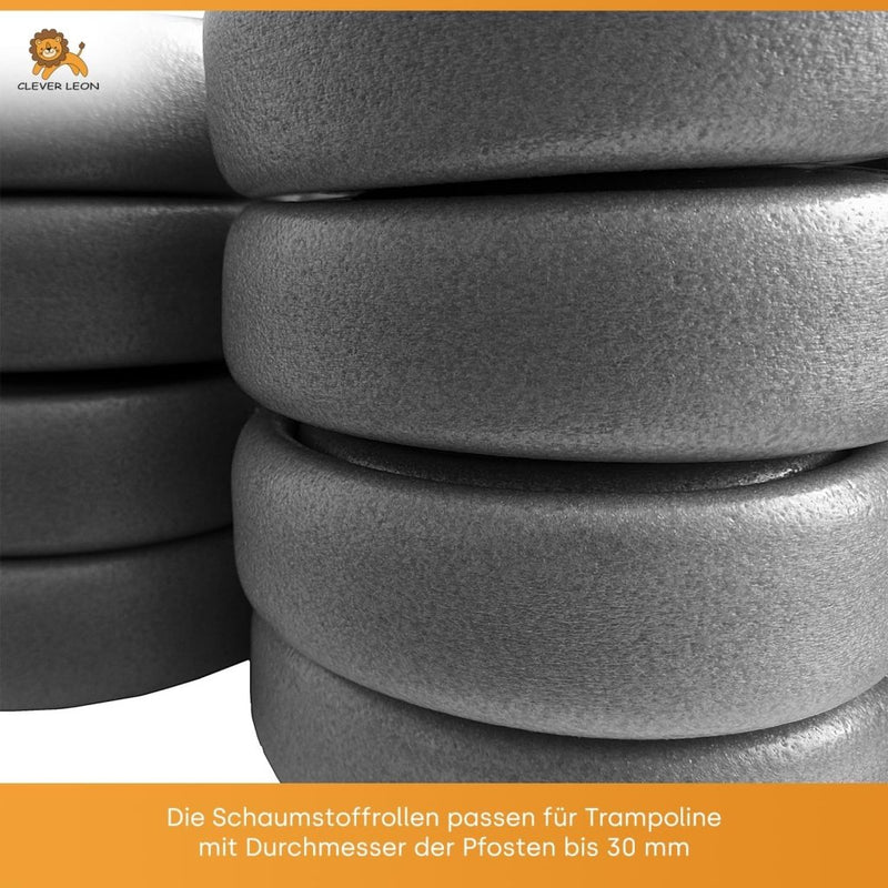 Load image into Gallery viewer, Trampoline stangbescherming 8 stuks 180 cm van PE-schuim – schuimbuizen – trampoline accessoires - happygetfit.com
