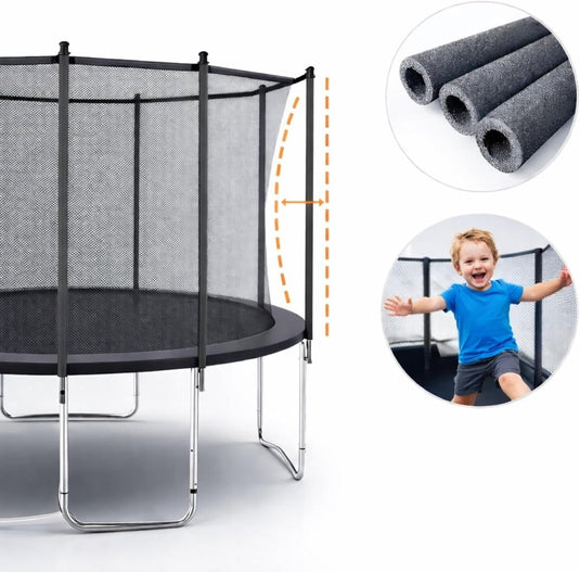 Trampoline stangbescherming 8 stuks 180 cm van PE-schuim – schuimbuizen – trampoline accessoires - happygetfit.com