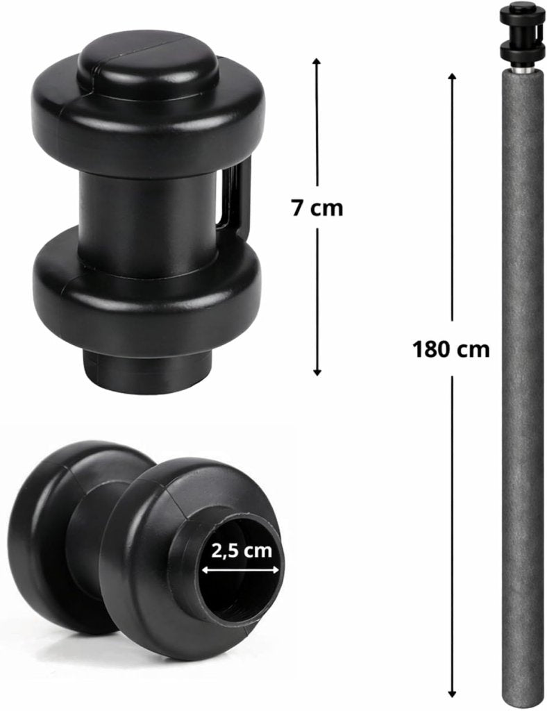 Load image into Gallery viewer, Trampoline stangbescherming 8 stuks 180 cm van PE-schuim – schuimbuizen – trampoline accessoires - happygetfit.com
