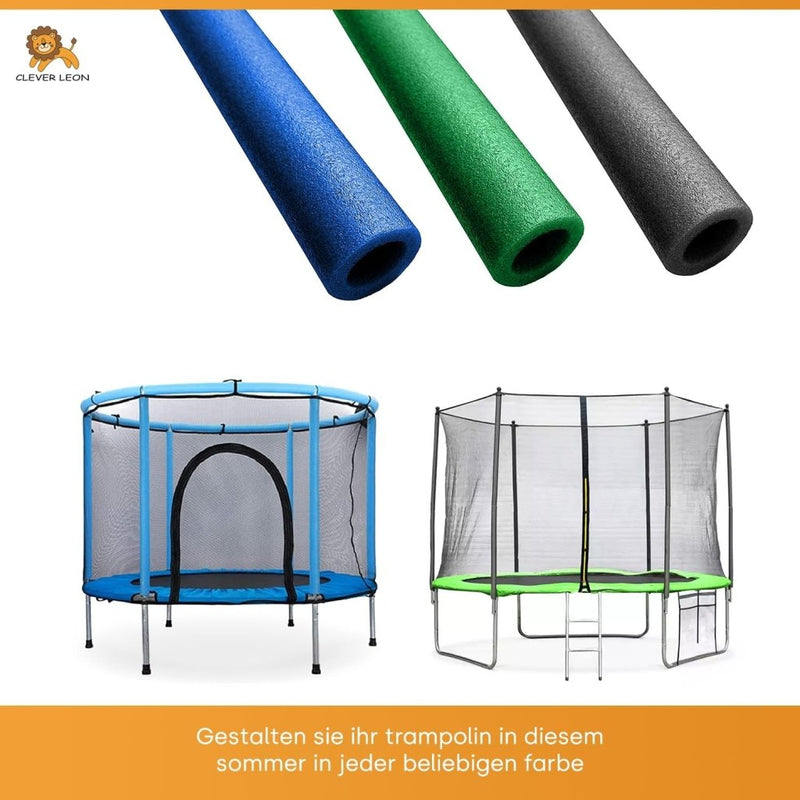 Load image into Gallery viewer, Trampoline stangbescherming 8 stuks 180 cm van PE-schuim – schuimbuizen – trampoline accessoires - happygetfit.com
