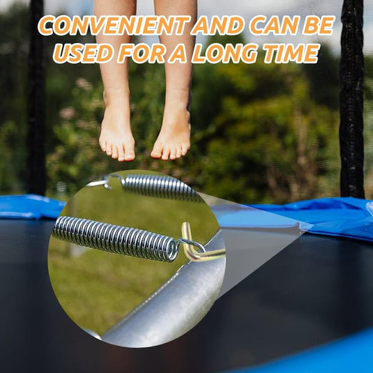 Trampoline veertrekkers 2 stuks met antislip handschoenen – T-haak veerspanner – trampoline gereedschap - happygetfit.com