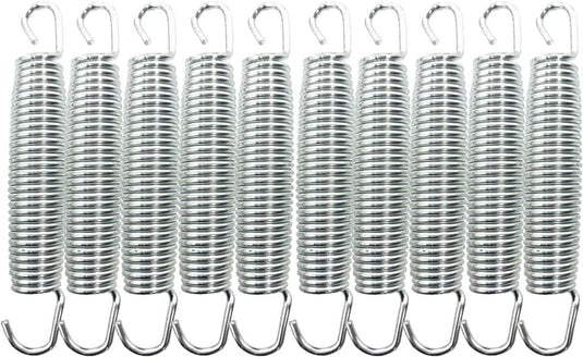 Trampolineveer 147 mm van verzinkt staal – vervangingsveer – trampoline accessoires - happygetfit.com