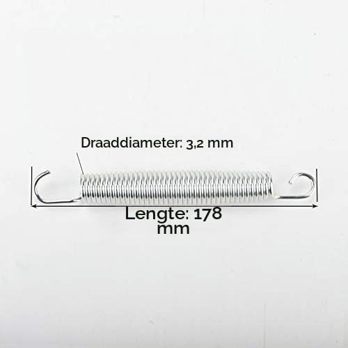Load image into Gallery viewer, Trampolineveren 10 stuks 12,7-18 cm met veertrekker – vervangingsveren – trampoline accessoires - happygetfit.com
