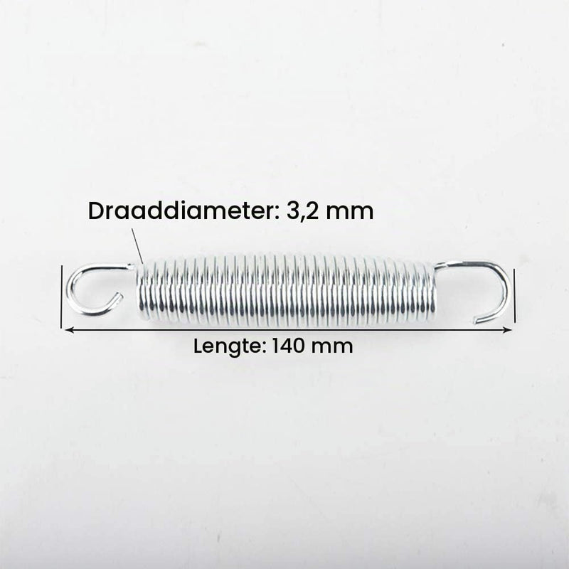 Load image into Gallery viewer, Trampolineveren 10 stuks 12,7-18 cm met veertrekker – vervangingsveren – trampoline accessoires - happygetfit.com
