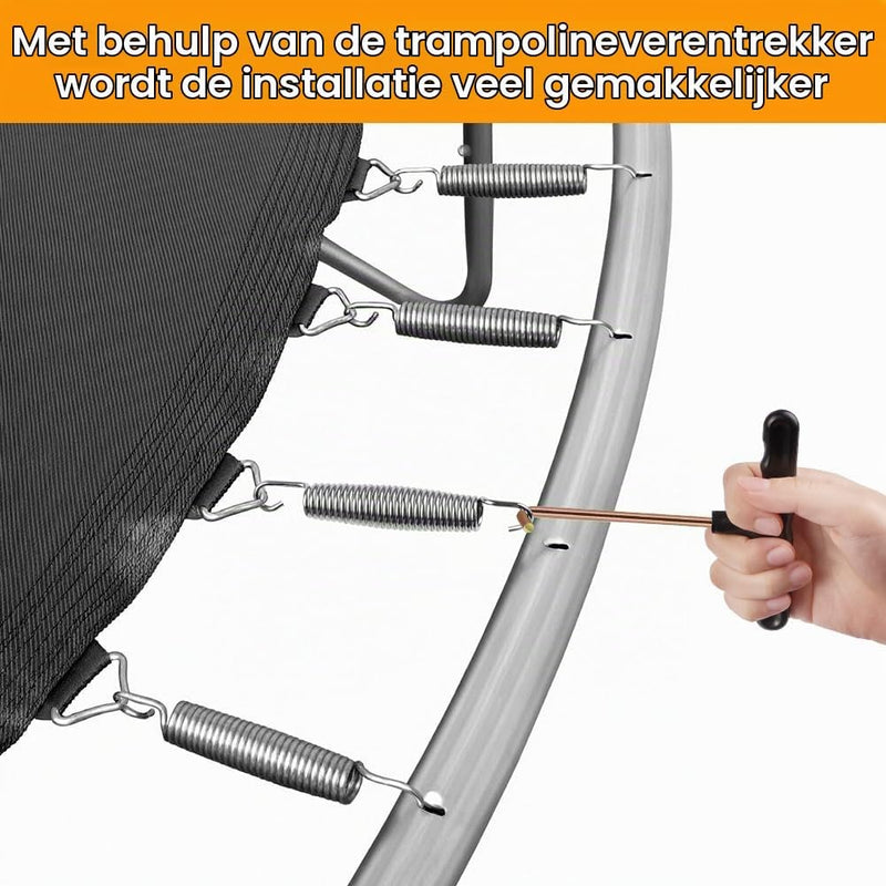 Load image into Gallery viewer, Trampolineveren 8 stuks 140 mm met 2 T-haken – vervangingsveren – trampoline accessoires - happygetfit.com
