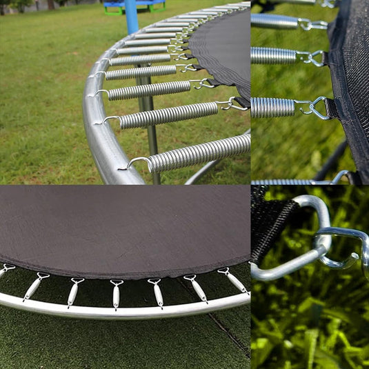 Trampolineveren 8 stuks 140 mm met 2 T-haken – vervangingsveren – trampoline accessoires - happygetfit.com