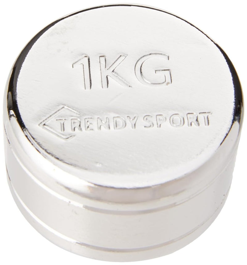 Laad afbeelding in Galerijviewer, Trendy Sport Chroom dumbbell - 1 stuk - 5,0 kg - happygetfit.com
