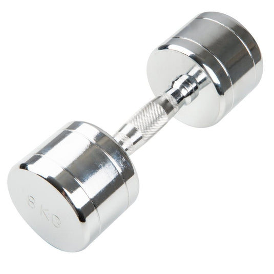 Trendy Sport Chroom dumbbell - 1 stuk - 5,0 kg - happygetfit.com