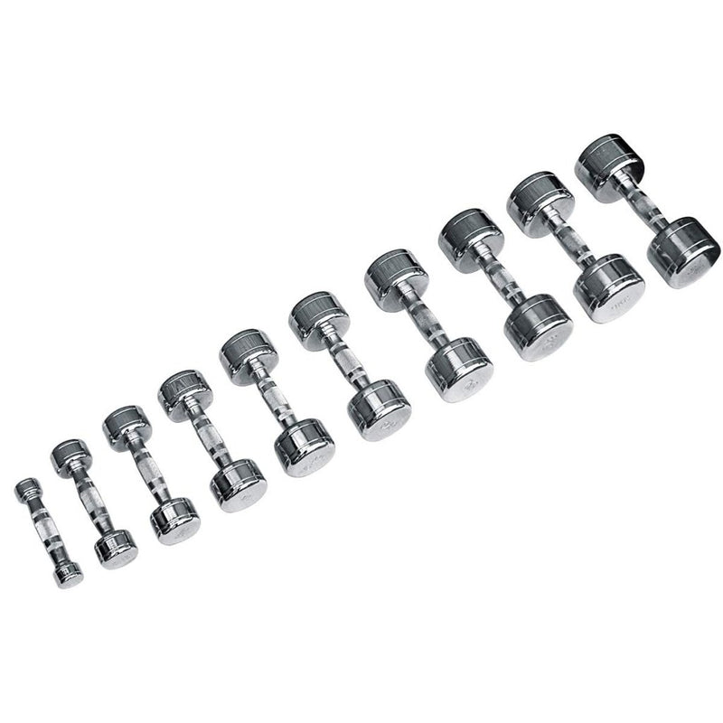 Laad afbeelding in Galerijviewer, Trendy Sport Chroom dumbbell - 1 stuk - 5,0 kg - happygetfit.com
