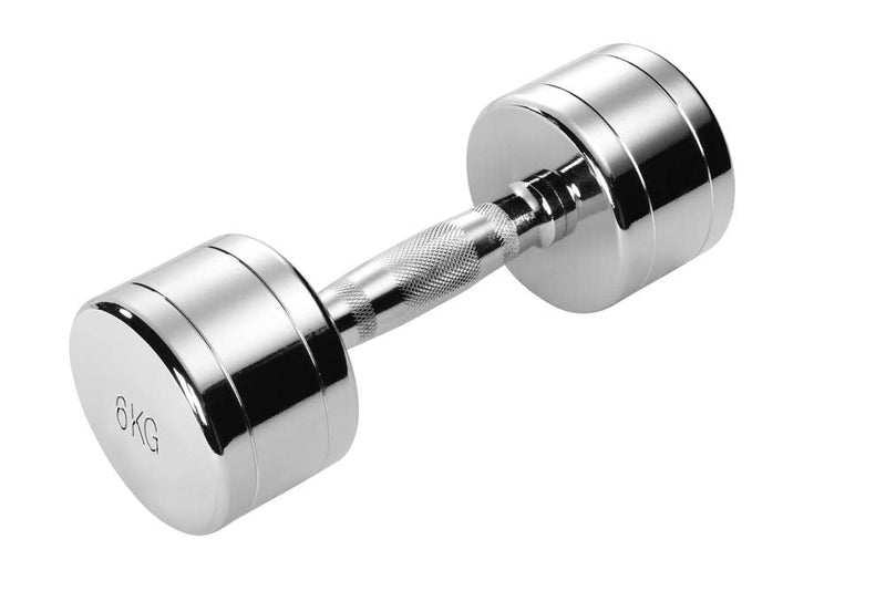 Laad afbeelding in Galerijviewer, Trendy Sport Chroom dumbbell - 1 stuk - 5,0 kg - happygetfit.com
