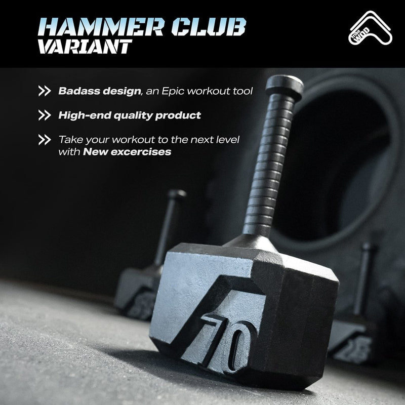 Load image into Gallery viewer, Tribe WOD Hammer Kettlebell 15-70lb + Adjustable | Cross Training Workout Equipment for Muscle Building, Cardio Fitness, Weights for Women &amp; Men | Strength Training Kettlebells- New - happygetfit.com
