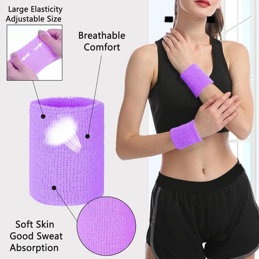 Turn grips voor kinderen met polsbandjes paars - happygetfit.com
