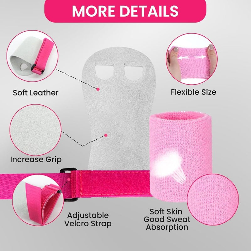 Laad afbeelding in Galerijviewer, Turn grips voor kinderen met polsbandjes paars - happygetfit.com
