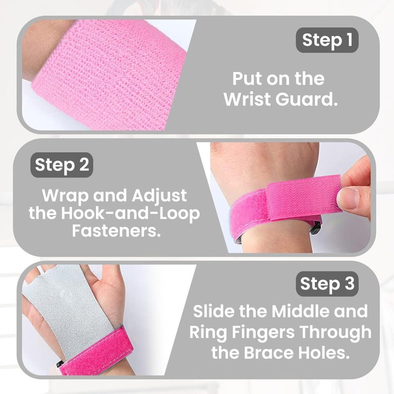 Laad afbeelding in Galerijviewer, Turn grips voor kinderen met polsbandjes paars - happygetfit.com
