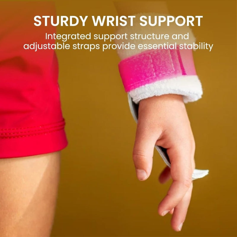 Laad afbeelding in Galerijviewer, Turn grips voor kinderen met polsbandjes paars - happygetfit.com
