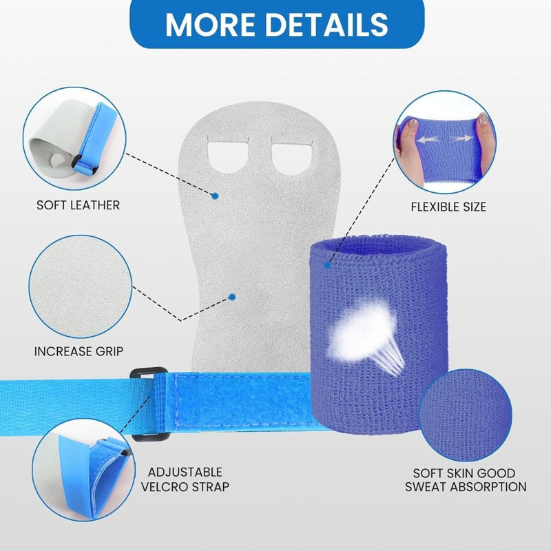 Laad afbeelding in Galerijviewer, Turn grips voor kinderen met polsbandjes paars - happygetfit.com
