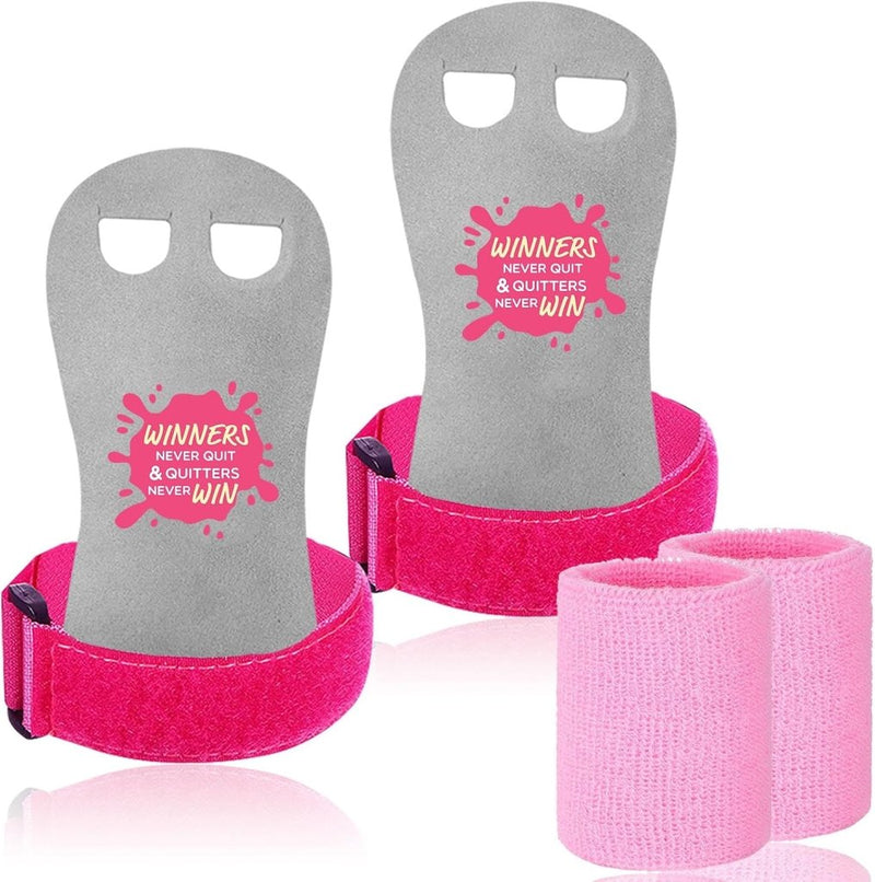 Laad afbeelding in Galerijviewer, Turn grips voor kinderen met polsbandjes paars - happygetfit.com
