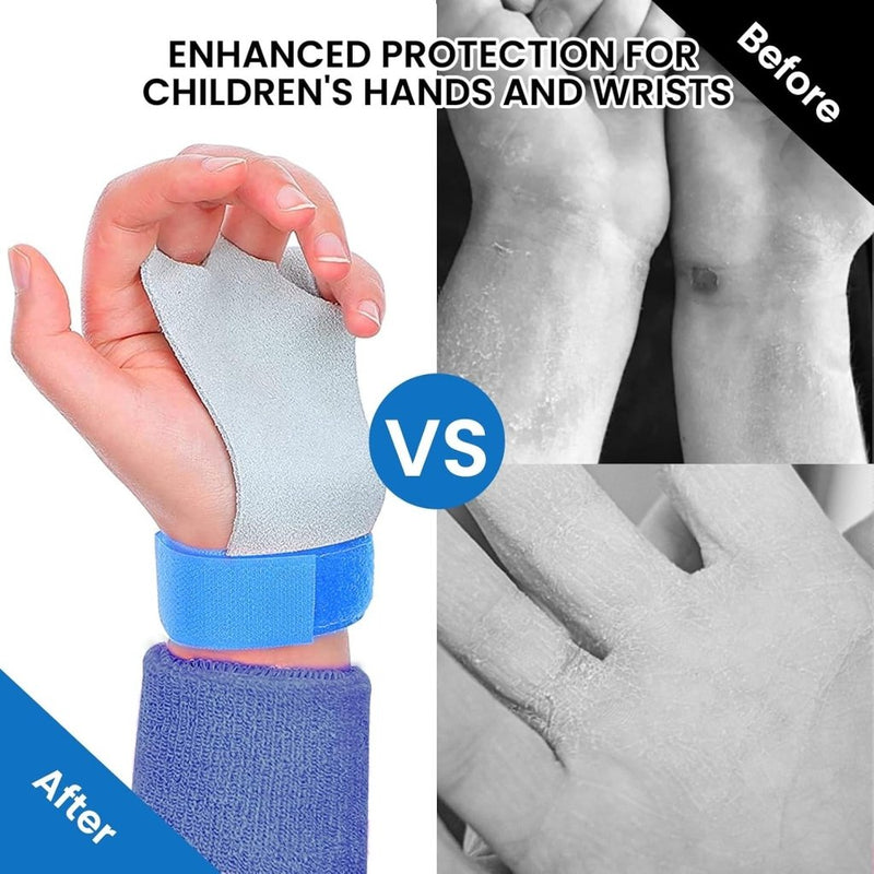 Laad afbeelding in Galerijviewer, Turn grips voor kinderen met polsbandjes paars - happygetfit.com

