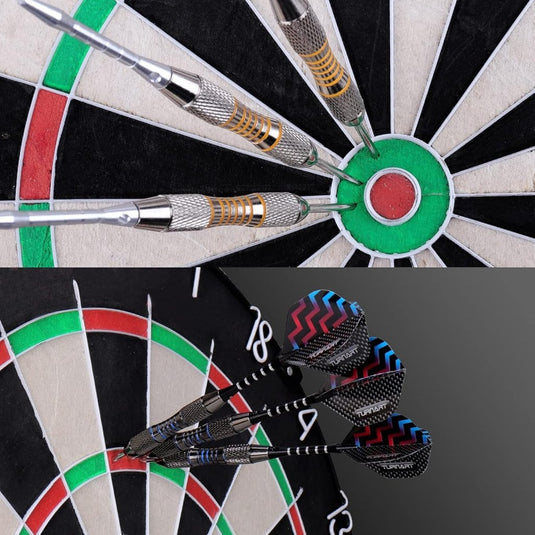 Turnart Darts Metal Tip Set Steel Tip Darts Darts Set Metal Tip Darts Set Professional Metal Darts 9 Pcs 24 Gram 20 O-Rings Aluminum Shafts 27 Extra Flights Darts Tool Exquisite Packaging (Gold) - happygetfit.com