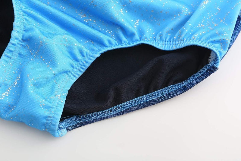 Load image into Gallery viewer, Turnpakje voor meisjes, lange mouwen, mouwloos, kleurverloop, glanzend, gymnastiekpanty voor dansen, ballet, gymnastiek, atletiek, peuters, meisjes - happygetfit.com
