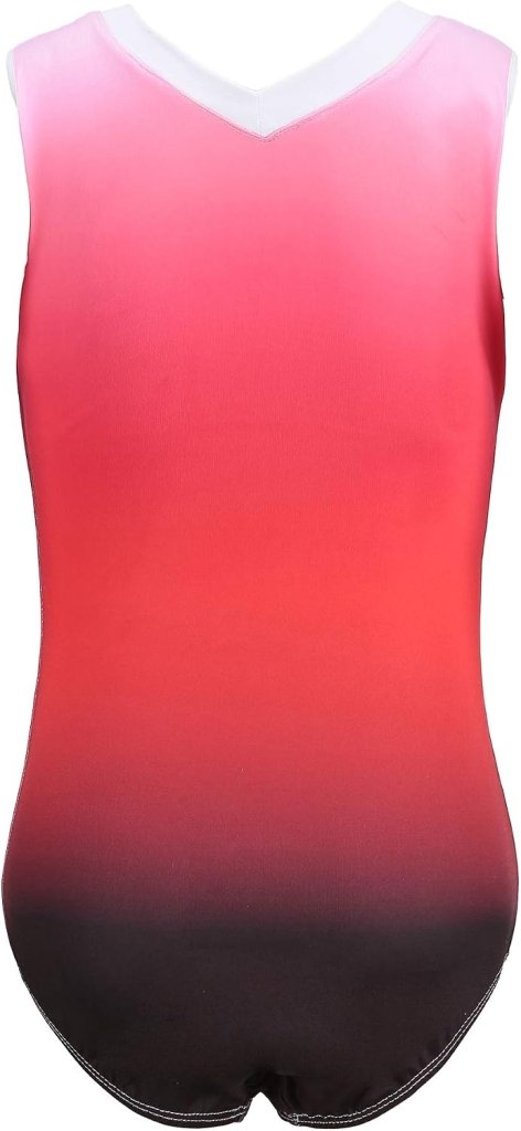 Turnpakje voor meisjes, lange mouwen, mouwloos, kleurverloop, glanzend, gymnastiekpanty voor dansen, ballet, gymnastiek, atletiek, peuters, meisjes - happygetfit.com