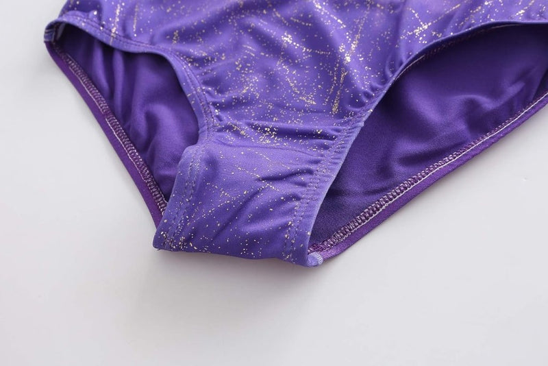 Load image into Gallery viewer, Turnpakje voor meisjes, lange mouwen, mouwloos, kleurverloop, glanzend, gymnastiekpanty voor dansen, ballet, gymnastiek, atletiek, peuters, meisjes - happygetfit.com
